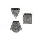 E2 Milligrammgewichte, Plättchenform, Aluminium/Neusilber